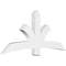 Ekena Millwork Davenport Architectural Grade PVC Gable Bracket, 72"W x 33"H x 4"D x 6"F, 11/12 Pitch GBP072X33X0406DAV00 - alternate 1